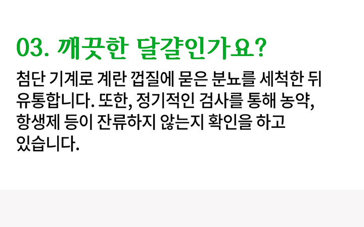 청라상회 무항생제 대란 신선계란 당일출고 산지직송 HACCP 60구, 90구 상세 이미지 11