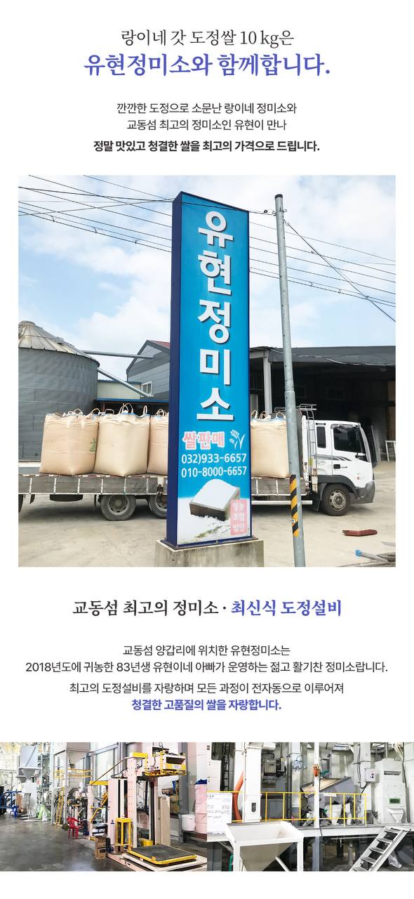 25년 햅쌀 출시 백진주 10Kg 강화섬쌀 최근 도정 신선한 랑이네 갓 도정쌀 정미소직판 상세 이미지 16